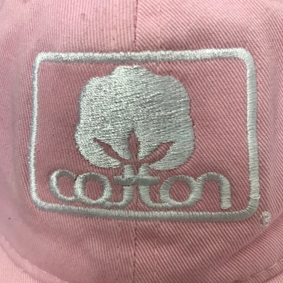 Pink adjustable hat new no tag cotton logo embroid - Picture 3 of 6